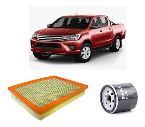 Kit Filtros Mahle Toyota Hilux 2.8 Motul 8100 Eco Nergy 5w30