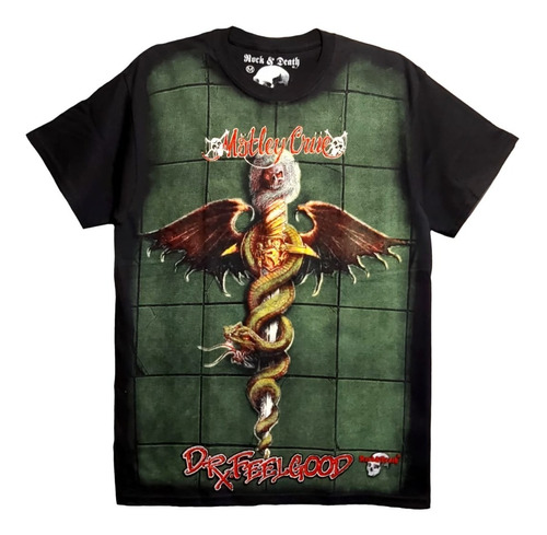 Playera Rock Motley Crue Dr. Feelgood Full Over