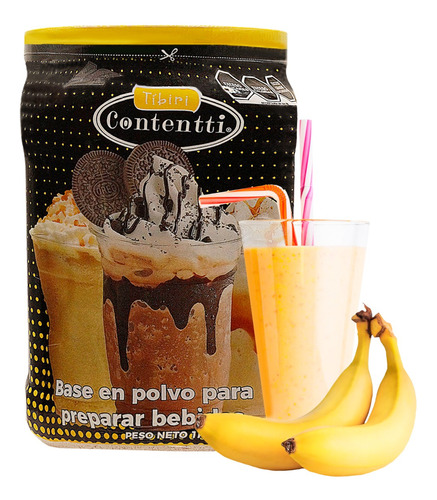 Smoothie Plátano 1kg Polvo Maquinas Vending Sabores