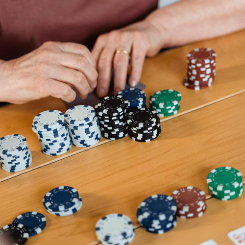 Juego De Fichas De Poquer Para Texas Holdem, Blackjack, T...