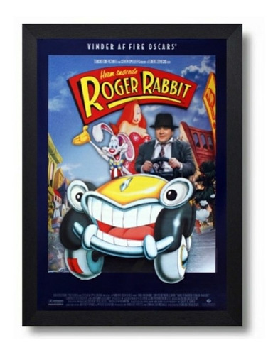 Cuadro Roger Rabbit Marco Con Vidrio 35x50