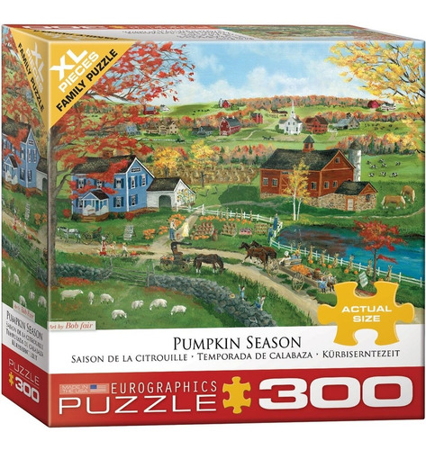 Puzzle De 300 Piezas Xl Pumpkin Season By - Eurographics  
