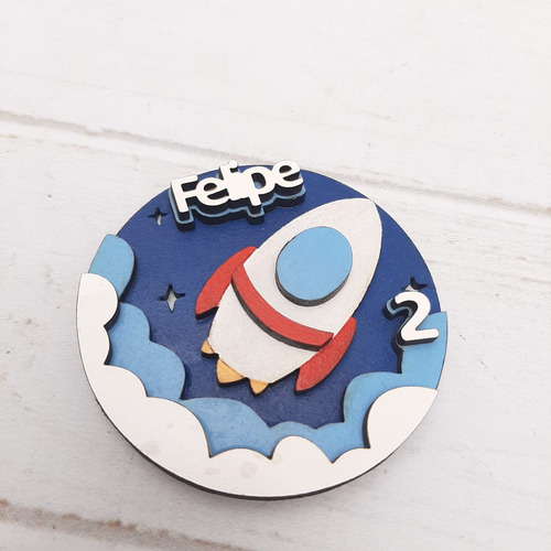 Souvenirs Personalizados Llaveros Imanes Cohete X20u