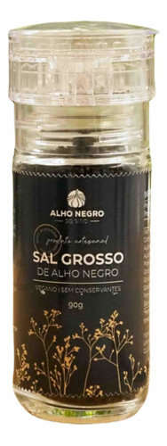 Sal Grosso De Alho Negro 90g - Alho Negro Do Sítio