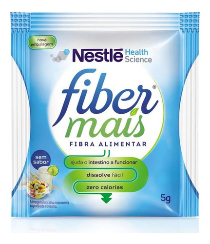Fiber Mais Caixa Com 10 Sachês Nestlé Flora Intestinal Nutri