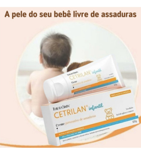 2 - Cetrilan Creme Protetor Previne Assaduras 40g. Theraskin