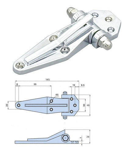 Bisagra Para Puerta De Refrigerador, Bisagra Industrial,