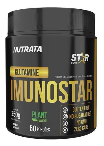 Glutamina Imunostar 250g - Nutrata - Melhora Imunidade