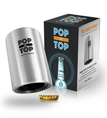 Abrebotellas De Cerveza Pop-the-top (acero Inoxidable): Emp