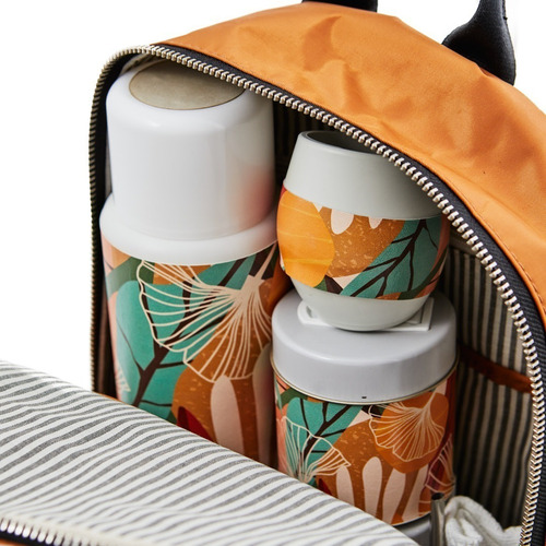 Imagen 3 de 10 de Mochila Bolso Matero Impermeable Mujer Con Kit De Mate