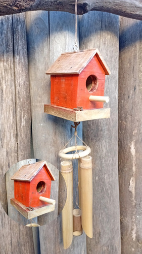 Casitas De Pájaros Naranja