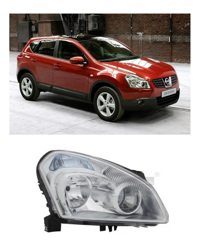 Optico Nissan Qashqai 2007 Al 2010 Lado Piloto