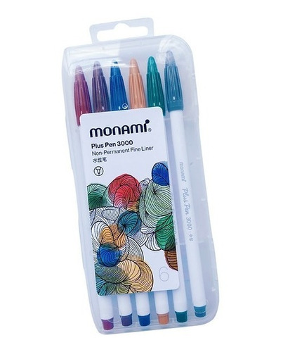 Monami Plus Pen 3000 Plumon Lettering Vintage