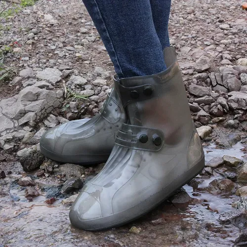 Botas Zapatos Impermeables Motocicleta Con Suela Protectores