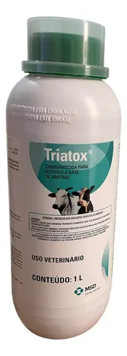 comprar Triatox  1 Litro Carrapaticida E  Sarnicida Para Bovinos