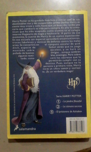 Libro Harry Potter (Usado)