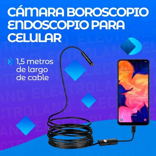 Camara Endoscopio Boroscopio Waterproof Android Celular Pc