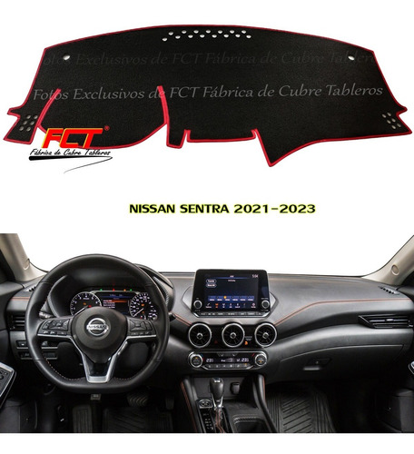 Cubre Tablero - Nissan Sentra Advance - 2021 2022 2023 Fct®