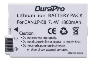 DuraPro LP-E8 1800 mAh 7.4V