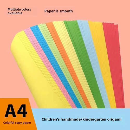 A4-80 G Azul Claro 100 Hojas/bolsa - Envío Gratis Colorido