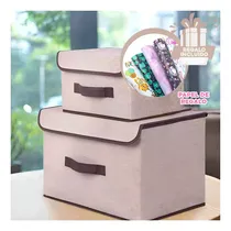 Comprar Caja Resistente Y Util 25x19x16cm Beige Y+papel De Regalo