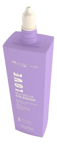 Agua Micelar Tonico De Limpeza Demaquilante Max Love