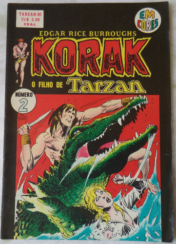 Hq Korak O Filho De Tarzan Nº 2- Ebal (Usado)