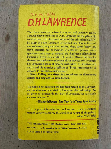 D H Lawrence - The Portable - En Inglés