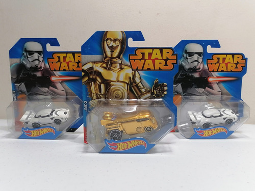 Hot Wheels Star Wars Lote De 3 Carros 1/64 Stormtrooper 2