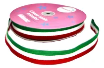 Comprar Rollo Listón Tricolor Satinado #5: 22mm X 50mts - Mercería
