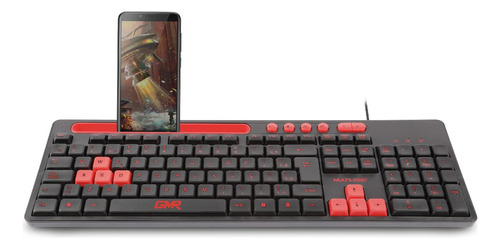 Teclado Gk120 Tc504 Usb Con Soporte Para Smartphone - Multi