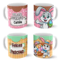 Comprar Plantillas Tazas Sublimacion Pascua-conejos-diseños