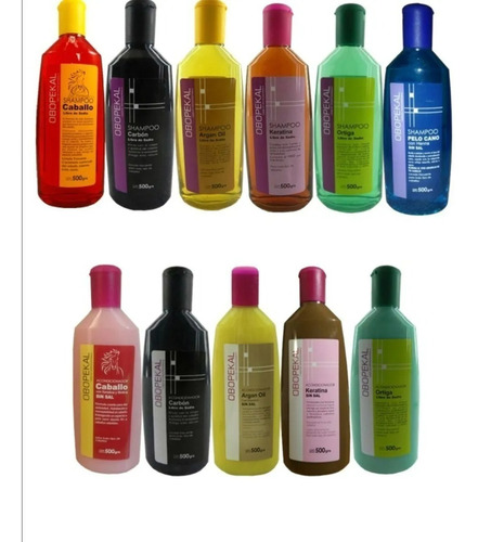 Shampoo Obopekal Peluqueria Cabello Dama Pelo Keratina 