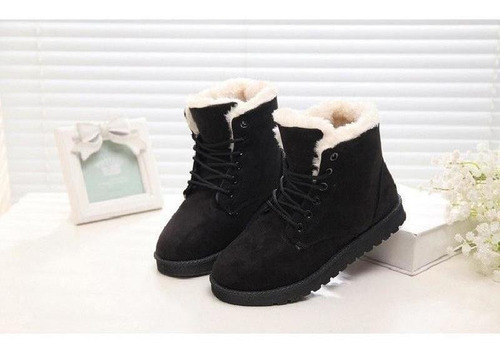 Botas De Nieve Cálidas De Invierno, Botas Cortas Para Mujer