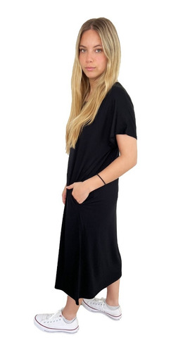 Imagen 2 de 10 de Vestido Basic Verde
