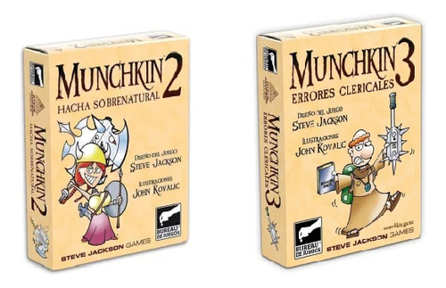 Combo Expansion 2 Y 3 Del Juego Munchkin Bureau Magic4ever 