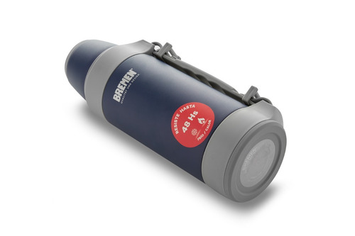 Imagen 4 de 8 de Termo Acero Inoxidable 1.2 Lts + Yerbera H/48 Hs Bremen 7133