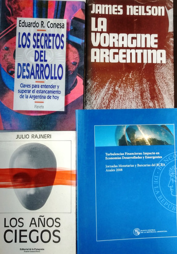  4 Libros Economía Política Argentina Crisis Y Desarrollo