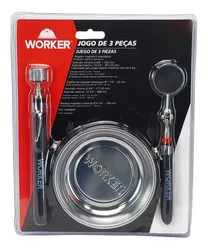 Comprar Kit Pegador Magnético Espelho E Bandeja Magnética Worker no Mercado Livre