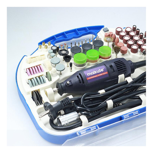 Mini Rectificadora Multiproposito 350w + Accesorios Makute