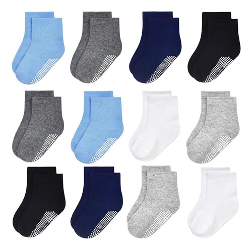 Grpskcos Calcetines Para Bebés De 6 A 12 Meses, Antideslizan