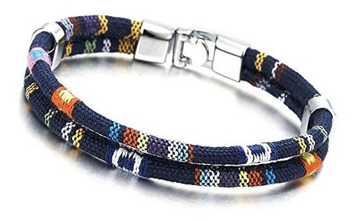 Pulsera Azul Tribal Tibetana Unisex