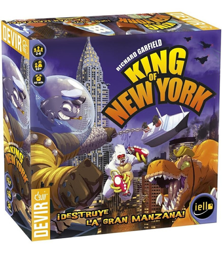 King Of New York. Juego De Mesa Original En Español, Nuevo.