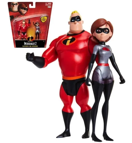 Los Increibles 2 - Mr. Increible + Elastigrl Papa Y Mama
