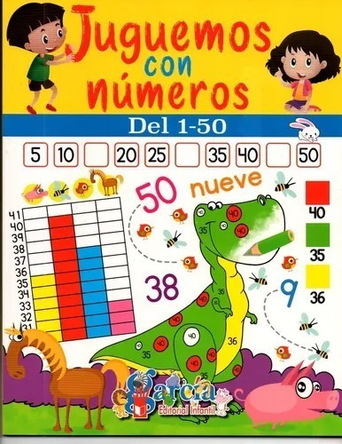 Juguemos Con Numeros Del 1 Al 50 Preescolar Editorial García