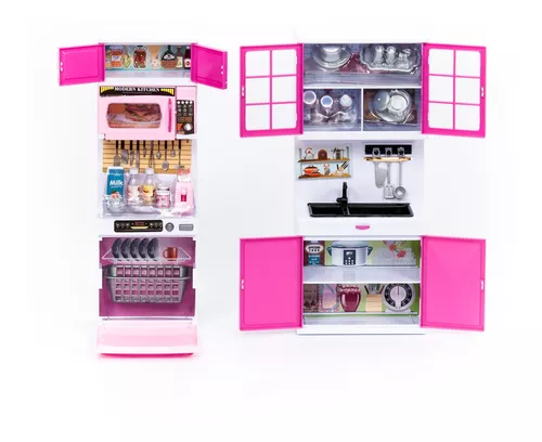 Mini LED música Fogão frigorífico Doll House mobiliário imaginar jogar  Cozinhar brinquedo - China Boneca e Casa preço