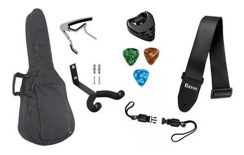 Capa Bag Luxo Para Violão+ Acessórios