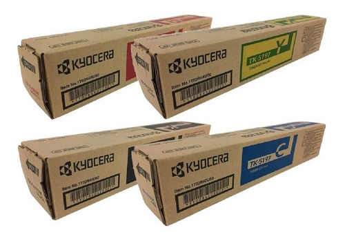 Kit C/4 Toner Tk-5197 Kyocera Mita Negro/magenta/yellow/cyan