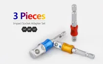 Comprar Juego De 3 Puntas De Adaptadores Dados Impacto Taladros