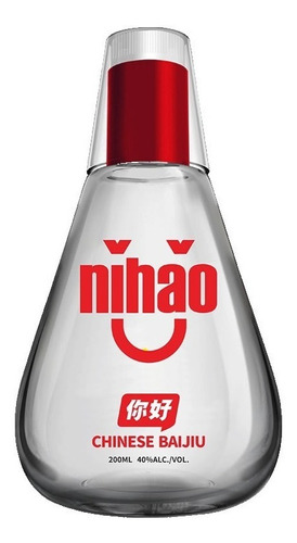 Licor Chino Luzhou Laojiao Nihao Chinese Baijiu 40%vol 200ml